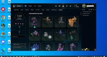 CONTA NO LOL FULL CHAMP / 459 SKINS / 162 CROMAS