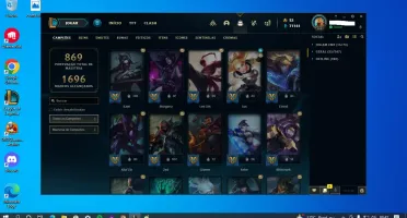 CONTA NO LOL FULL CHAMP / 459 SKINS / 162 CROMAS