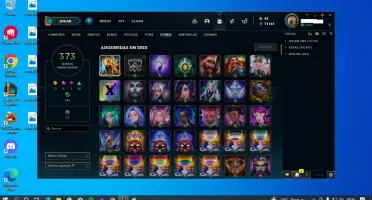 CONTA NO LOL FULL CHAMP / 459 SKINS / 162 CROMAS