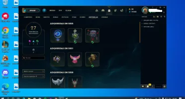 CONTA NO LOL FULL CHAMP / 459 SKINS / 162 CROMAS