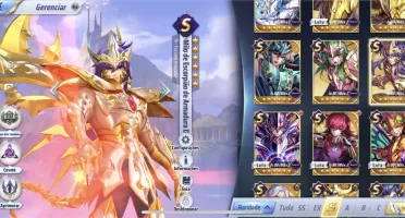 Conta Saint Seiya Awakening - A29 delphinos - lv 60