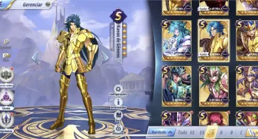 Conta Saint Seiya Awakening - A29 delphinos - lv 60