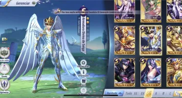 Conta Saint Seiya Awakening - A29 delphinos - lv 60