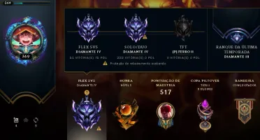 vendo conta do lol lvl 368  e 174 skins