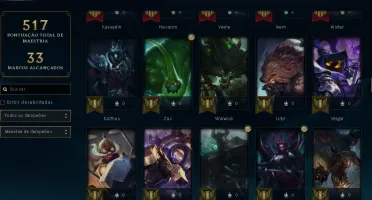 vendo conta do lol lvl 368  e 174 skins