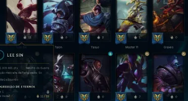 vendo conta do lol lvl 368  e 174 skins