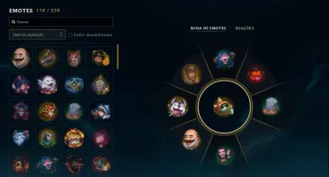 Conta League Of Legends Esmeralda 3, LVL 358 e 152 SKINS