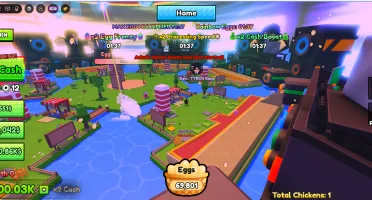 Chicken Kingdom - Jogo Completo de Magnata de Galinhas