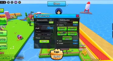 Chicken Kingdom - Jogo Completo de Magnata de Galinhas