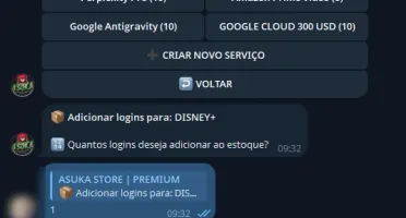 Bot Telegram Para Vendas De Logins Pix Auto