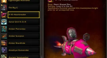 Conta de WoW de 2013 (731 Montarias no total)