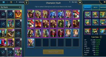 Raid shadow Legends mid/end game lvl 74 2.2M