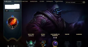 Conta LoL Plat 3