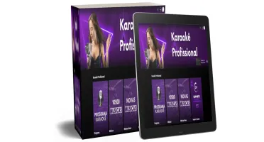 Karaokê Profissional com pontuação +10 mil musicas