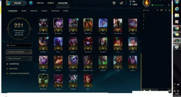 CONTA LEAGUE OF LEGENDS OURO 1(LUX ELEMENTALISTA)