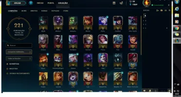 CONTA LEAGUE OF LEGENDS OURO 1(LUX ELEMENTALISTA)