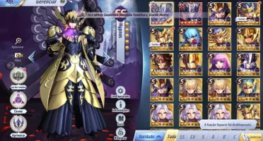 SAINT SEIYA AWAKENING - COM GEMAS AVANÇADAS E LIVROS