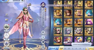 SAINT SEIYA AWAKENING - COM GEMAS AVANÇADAS E LIVROS