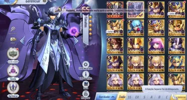 SAINT SEIYA AWAKENING - COM GEMAS AVANÇADAS E LIVROS