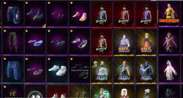 Conta gemada free fire 8 9 Anos Calça angelical entre outros