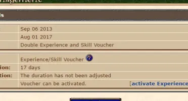 Conta Tibia - Honera - Sorc lvl 43 - 2 vounchers