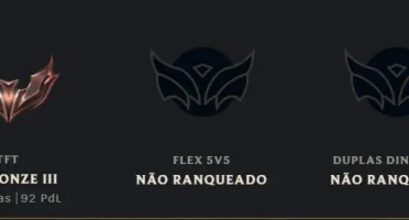 Conta LoL platina Full champs, quase 1 mil skins