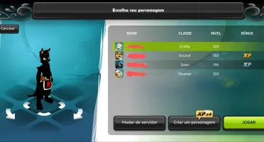 Conta Dofus touch Brutas, com dolmanax e itens de aparência