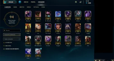 CONTA LOL OURO 5