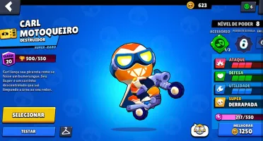 Conta Brawl Stars 25k troféus 135 lv