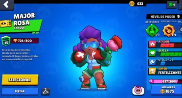 Conta Brawl Stars 25k troféus 135 lv