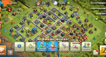 CONTA DE CLASH OF CLANS CV 12 FULL