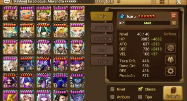 Conta Summoners War mid->late game