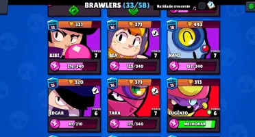 Conta Brawl Stars, com 13469 Troféus.