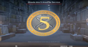 Conta Steam Com Medalha De 5 Anos Cs2