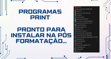 Pendrive Técnico Iso. + Programas Pós Formatação