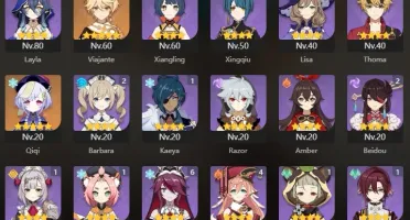 AR 55 - Scara C2, Kazuha, Yelan e Kokomi e 2 Armas T5