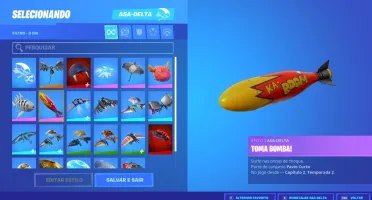 Conta de Fortnite com 14 skins passe capítulo 2