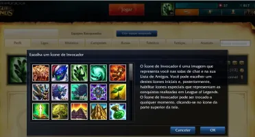CONTA UNRANKED 1ºMD10 / 26 CHAMPS / 5 SKINS / ICONES 2012