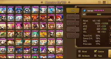 Conta SW muitos mobs 6* - Chama que ta barato!!!$$