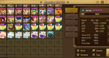 Conta SW muitos mobs 6* - Chama que ta barato!!!$$