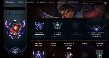 CONTA DIAMANTE PROMOÇÃO, 154 SKINS