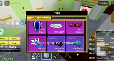 Conta Blox Fruits [Com 2Raça V4 + 2X Money 2X Drops E 2 Bau]