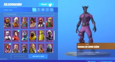 CONTA FORTNITE MAIS DE 90 SKINS,C/SALVE O MUNDO "RaRa"