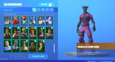 CONTA FORTNITE MAIS DE 90 SKINS,C/SALVE O MUNDO "RaRa"