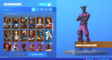 CONTA FORTNITE MAIS DE 90 SKINS,C/SALVE O MUNDO "RaRa"