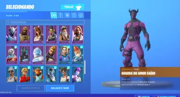 CONTA FORTNITE MAIS DE 90 SKINS,C/SALVE O MUNDO "RaRa"