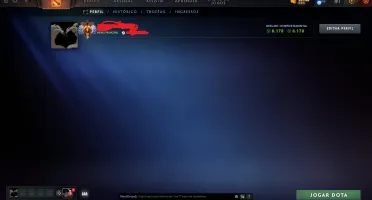 Conta imortal dota 2 com 7.542 de MMR