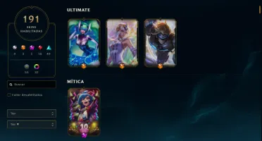 Cota Lol Todos Os Champs Esmeralda