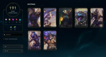Cota Lol Todos Os Champs Esmeralda