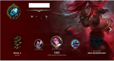Contas LOL's